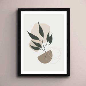 2/$35 Modern Minimalist Abstract Boho Wall Art Print Home Decor [No Frame]